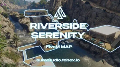 Riverside Serenity Lounge MLO waterfront bar interior in FiveM