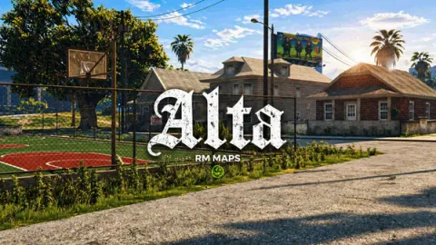 Alta hood MLO gritty neighborhood block for FiveM