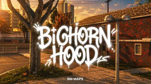 Bighorn Hood MLO gritty neighbourhood street and alleys in FiveM