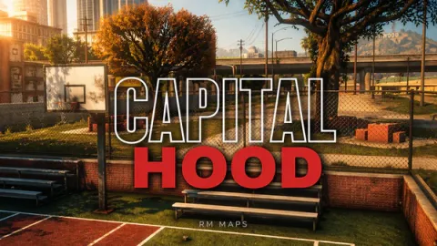 Capital hood mlo street block with worn apartments and corner store — FiveM MLO