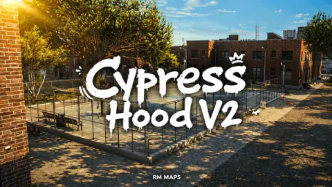 Cypress hood mlo v2 gritty urban street with stores and hangouts in FiveM