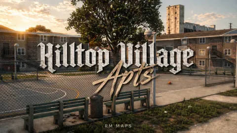 Hilltop Village hood MLO apartment complex for FiveM