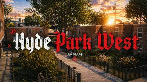 Hyde Park West Hood MLO neighbourhood street in FiveM