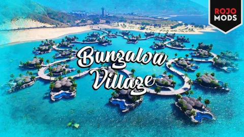 Bungalow village MLO suburban housing cluster for FiveM