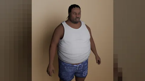 Fat Dee ped — custom FiveM character model