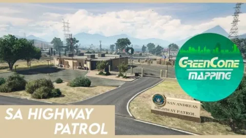 SA Highway Patrol MLO trooper station interior for FiveM police roleplay