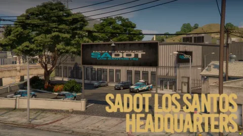 SADOT headquarters lobby and offices for FiveM roleplay