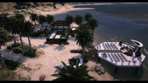 Sakura Mods Wedding on Beach MLO - custom map for FiveM GTA 5 roleplay