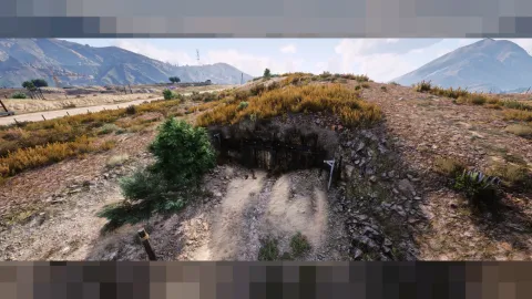 Interior of a sandy bunker MLO for FiveM crime roleplay