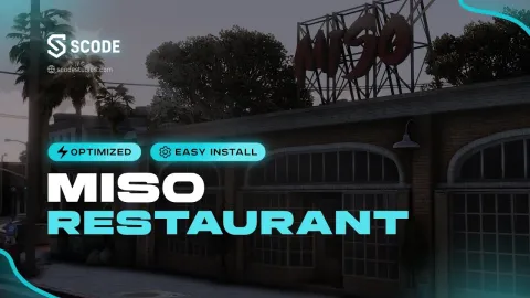 Japanese restaurant mlo interior preview for FiveM