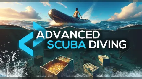 Scuba diving script exploring the seabed for crates in FiveM