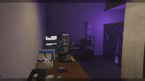 Secret base mlo interior with storage, planning room and armory — view 2