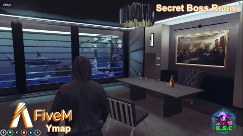 Secret Boss Room MLO luxury desk and hidden meeting lounge — FiveM MLO