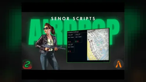 Senor Ultimate AirDrop in-game UI - FiveM activities and minigames script