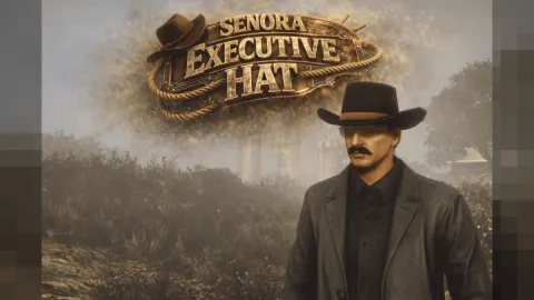 Male Cowboy Hat worn by a freemode male character — FiveM EUP clothing