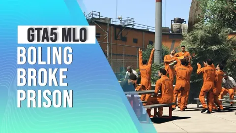 ShmanWorks Bolingbroke Prison MLO - prison MLO for FiveM GTA 5 roleplay