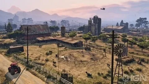 Farming script harvesting crops at a field in FiveM