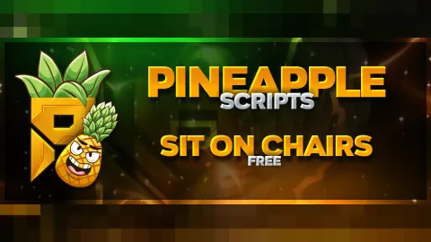 Sit on chairs script with a player seated using ox_target — FiveM script