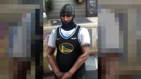 Ski mask fitted on a FiveM MP Male roleplay character