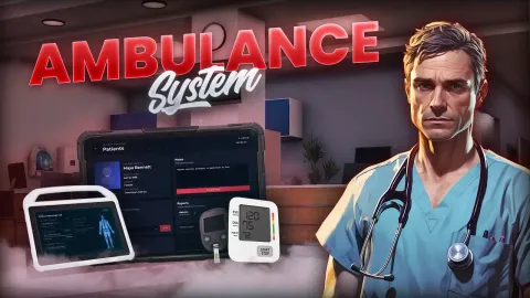 Sky Systems Advanced Ambulance EMS System OPEN SOURCE - EMS and medical script for FiveM GTA 5 roleplay