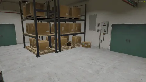 Small warehouse interior mlo empty industrial unit for FiveM roleplay — view 2