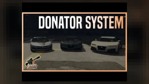 Snipe Donator System in-game UI - FiveM jobs and business script