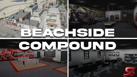 Beach Side Gang Compound interior preview for FiveM roleplay servers