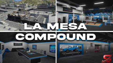 La Mesa Gang Compound interior preview for FiveM roleplay servers