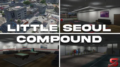 Little Seoul Gang Compound interior preview for FiveM roleplay servers
