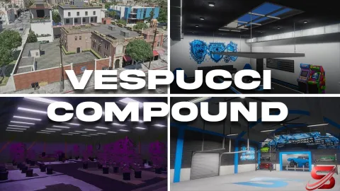 Vespucci Gang Compound interior preview for FiveM roleplay servers
