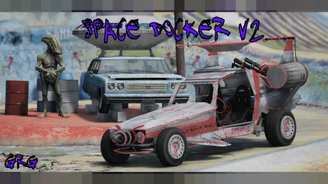 Space Docker Rework lore-friendly FiveM dune buggy from the front