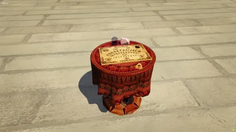 Spiritual props candles altars and ritual objects arranged in FiveM