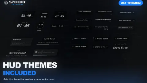 Spoody Gangs V2 in-game UI - FiveM admin and utility script