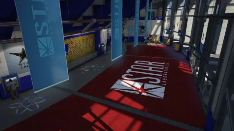 Star Labs Museum MLO exhibition hall in FiveM — view 2