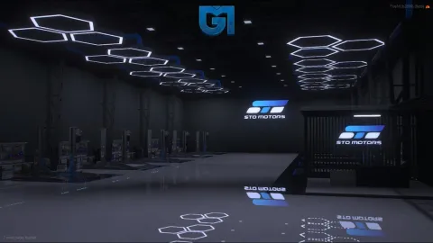 STO Motors MLO interior preview for FiveM roleplay