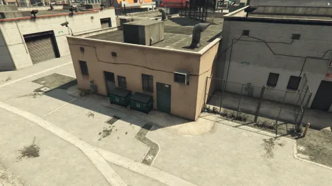Storage Families MLO gang hideout yard in FiveM