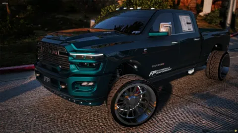 Street tuner coupe FiveM add-on car in a roleplay garage