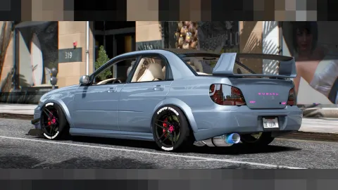 Subaru Impreza STI WDP tuner sedan for FiveM