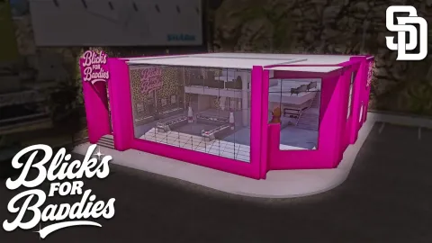 Swerv Designs Blicks For Baddies MLO - dealership and showroom MLO for FiveM GTA 5 roleplay