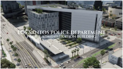 Police Administration Building MLO grand lobby and command floors in FiveM