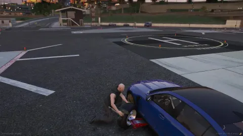 Tire Change Animation Props - animation pack for FiveM GTA 5 roleplay
