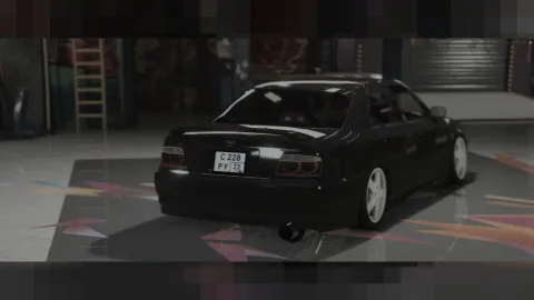 Toyota Chaser LSX100 FiveM drift sedan front three-quarter view — view 2