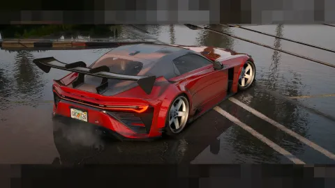 2026 Toyota GR GT sports coupe in a FiveM street scene