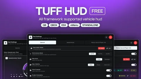 Tuff advance hud fivem — FiveM asset preview