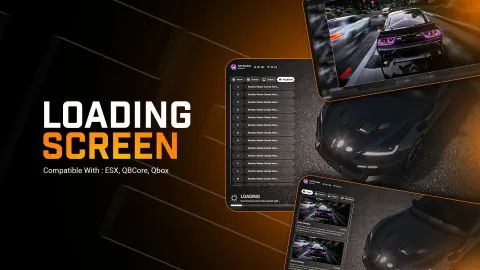 Tuff Loading Screen FiveM loading screen — animated background with server info