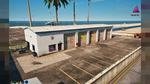 Tuning Garage MLO interior with vehicle lifts in FiveM