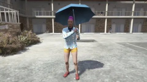 Umbrella animations pack with prop for FiveM players