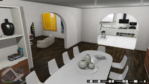 Underground apartments interior corridor for FiveM roleplay
