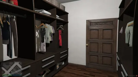 Underground apartments interior corridor for FiveM roleplay — view 2