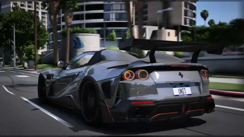 Main RP preset color grading applied to a cinematic FiveM roleplay street scene